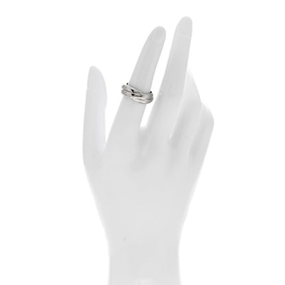 Cartier 18K White Gold Classic Trinity Ring 52 6 2 of 4