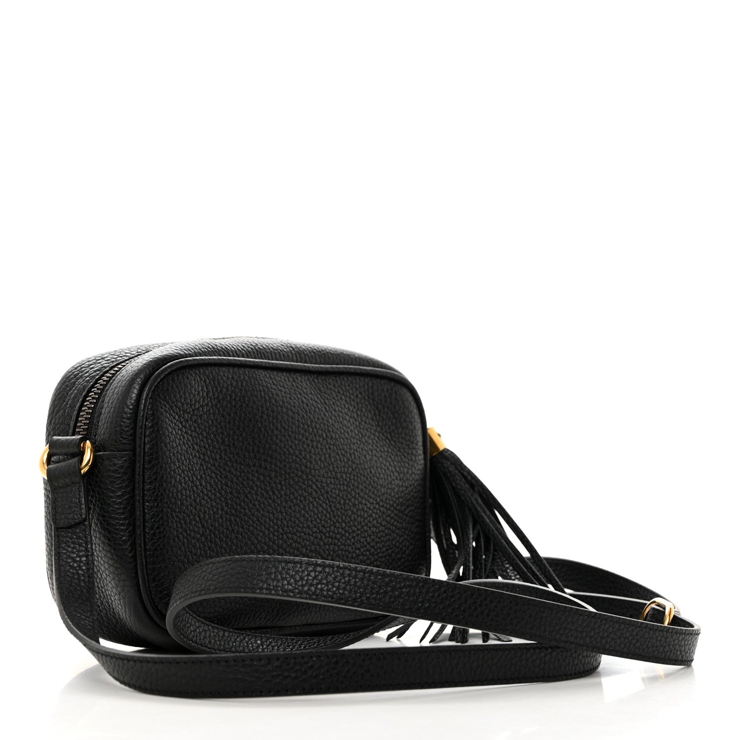 Gucci Pebbled Calfskin Mini Soho Disco Bag Black 2 of 10
