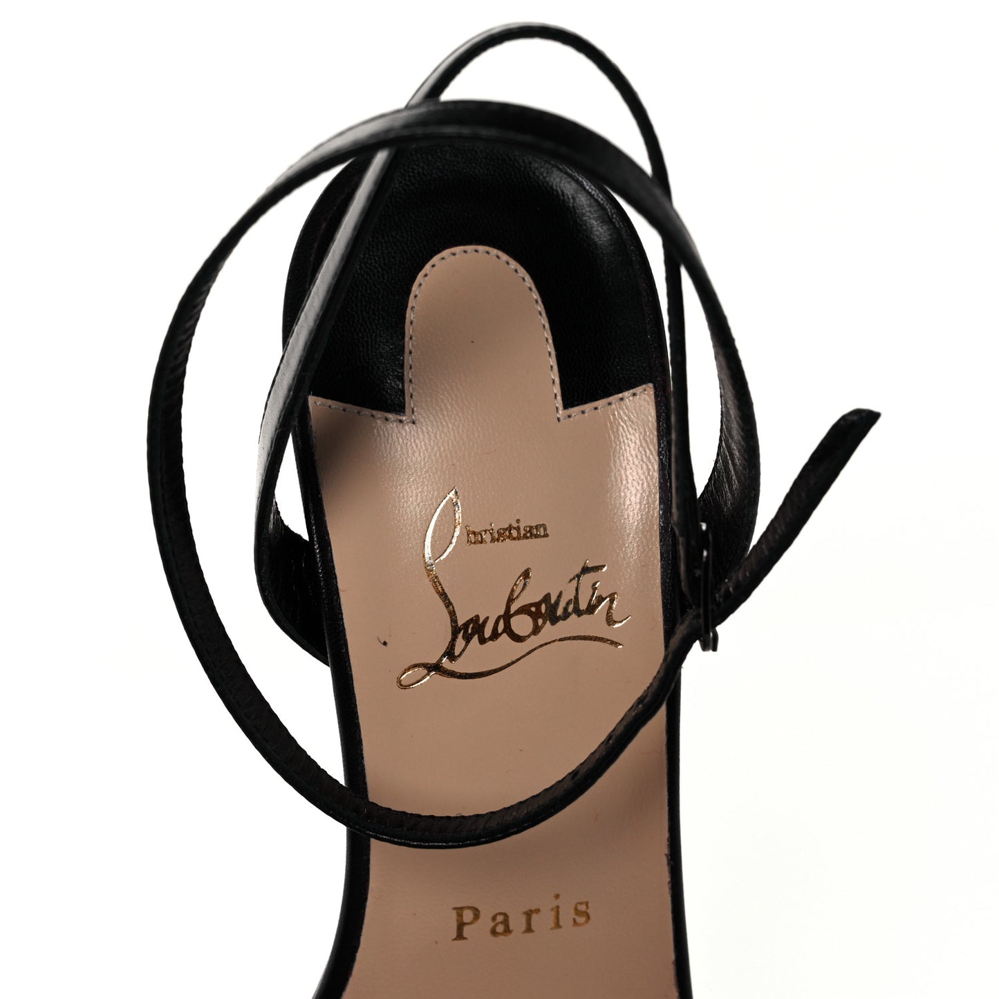 Kid Crystal Jewel Queen Sandals 39.5 Black