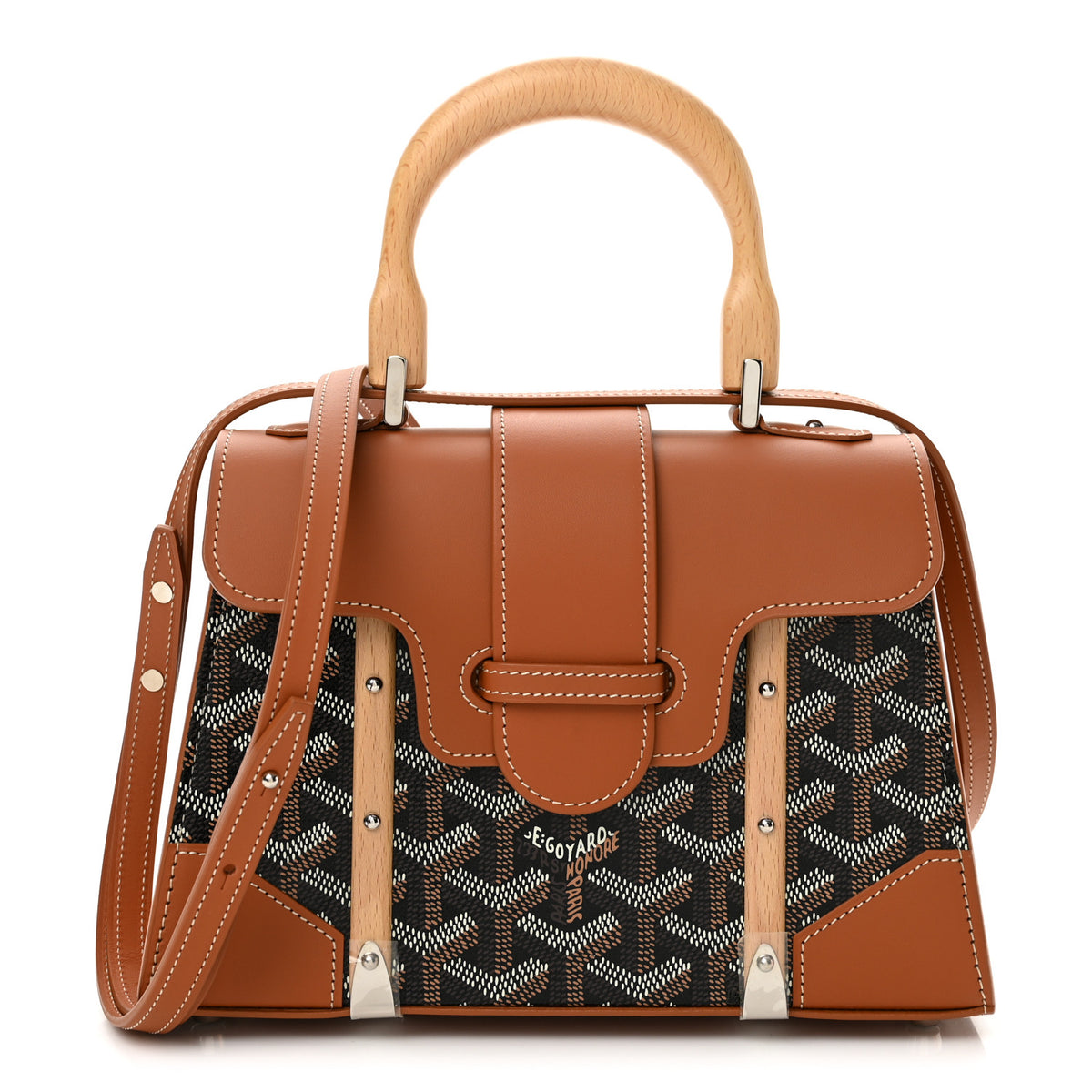 Goyardine Structure Mini Saigon Black Gold