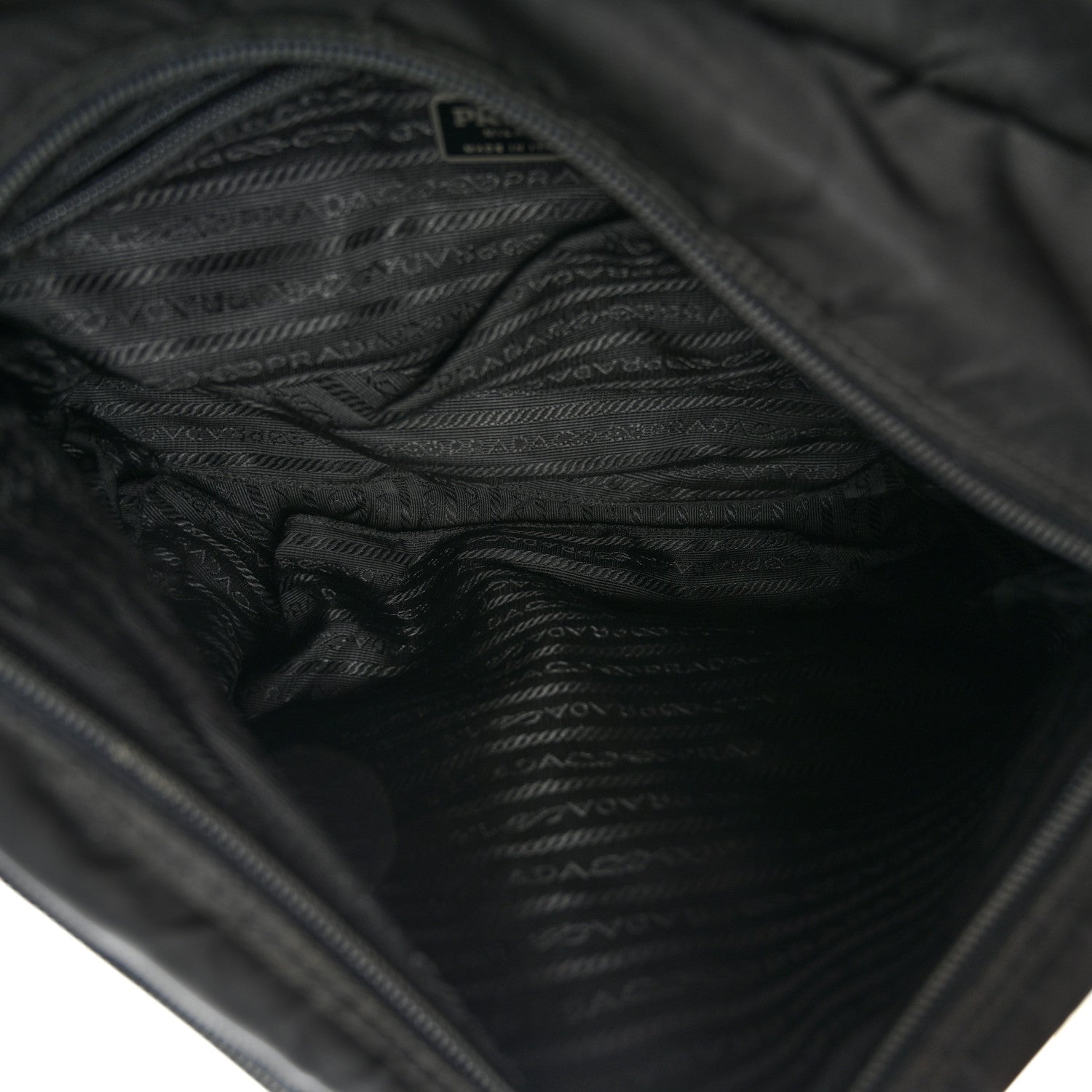 Prada Nylon Vela Sport Messenger Bag Black 1909060 – FASHIONPHILE