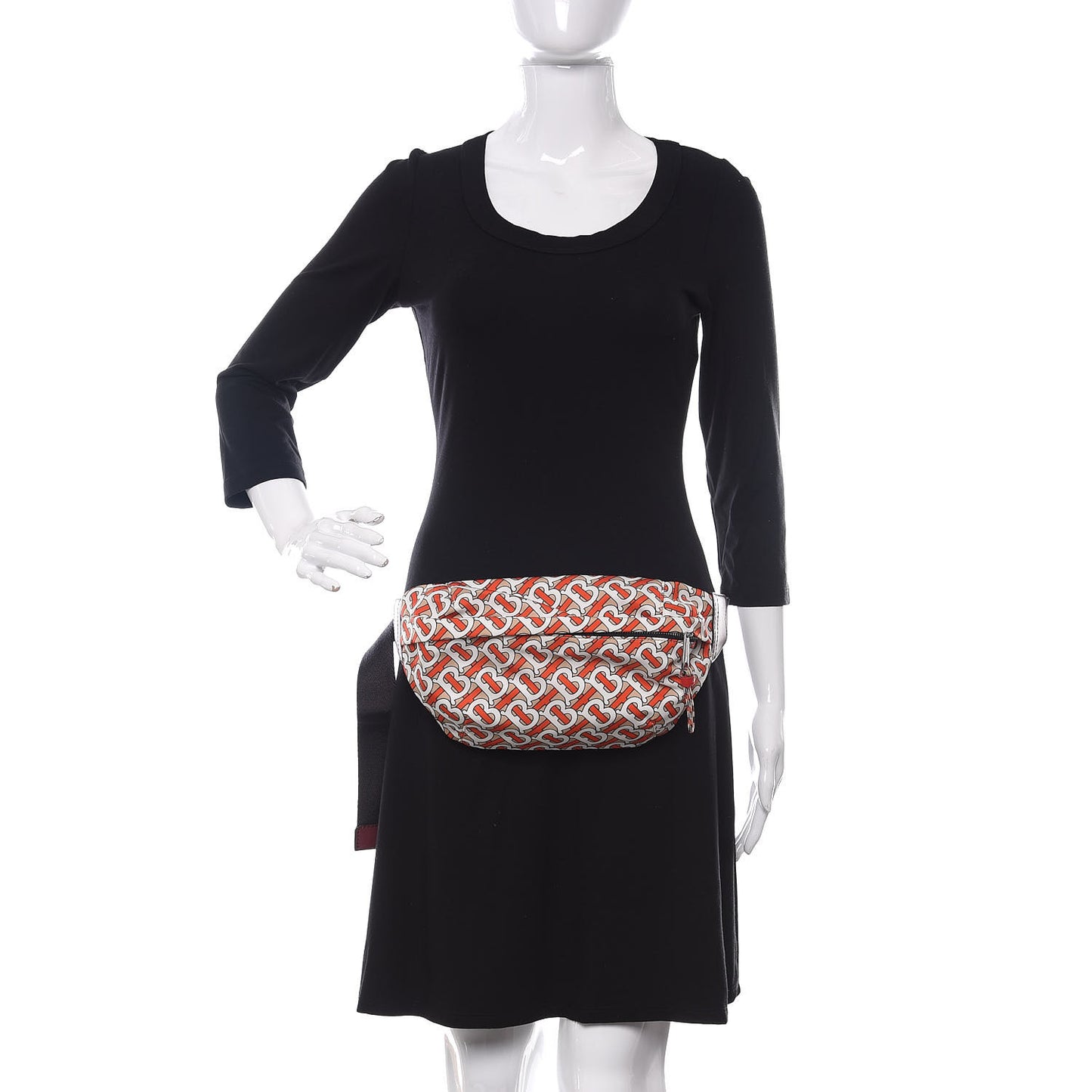 Nylon Monogram TB Sonny Bum Bag Vermillion