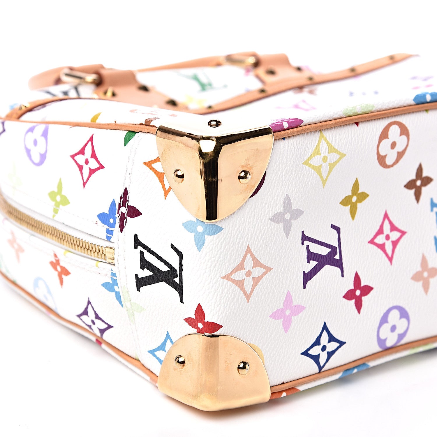 Louis Vuitton Monogram Multicolor Trouville White 6 of 9