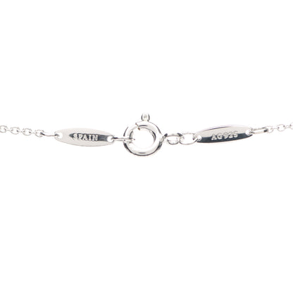 Tiffany Sterling Silver 9mm Elsa Peretti Bean Pendant Necklace 4 of 4