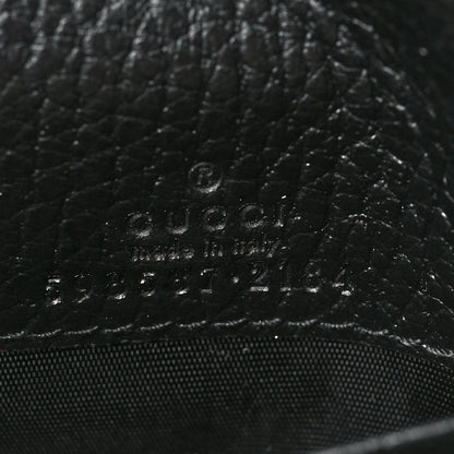 Gucci Dollar Calfskin GG Supreme Monogram Medium GG Marmont Wallet Black Beige Ebony 6 of 7