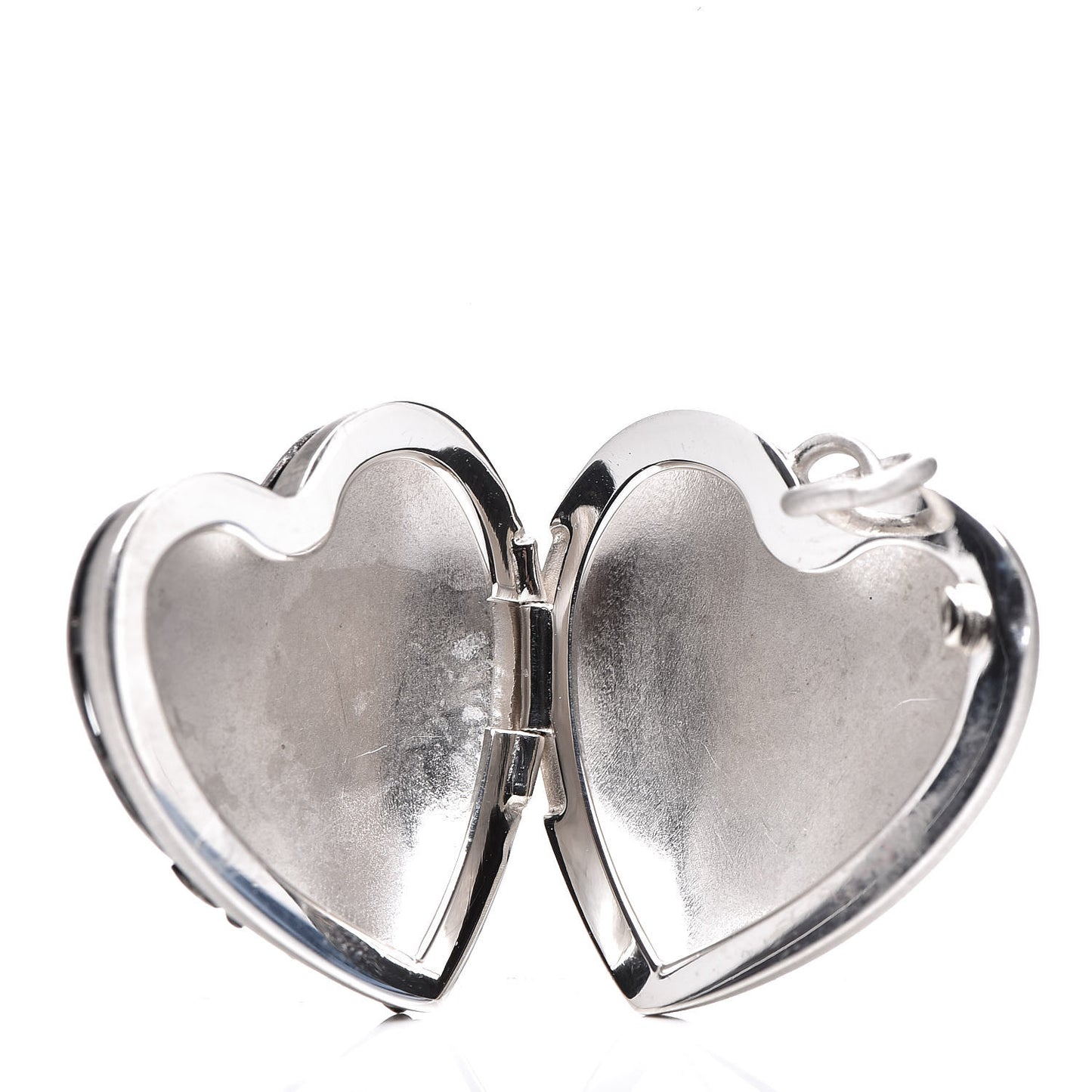 Sterling Silver Ziegfeld Daisy Heart Locket Pendant