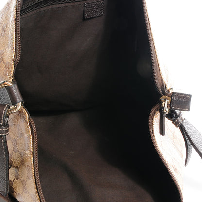 Gucci Crystal Monogram Messenger Bag Brown 5 of 7