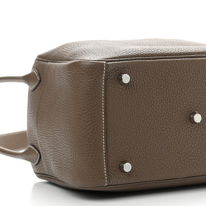 Hermes Taurillon Clemence Lindy 26 Etoupe 9 of 13