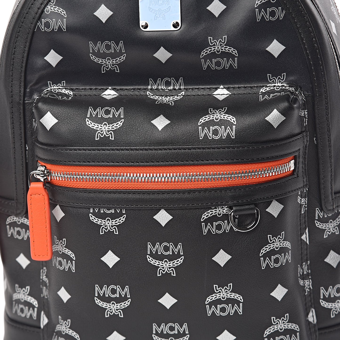 Visetos Reflective Nylon Small Resnick Backpack Black