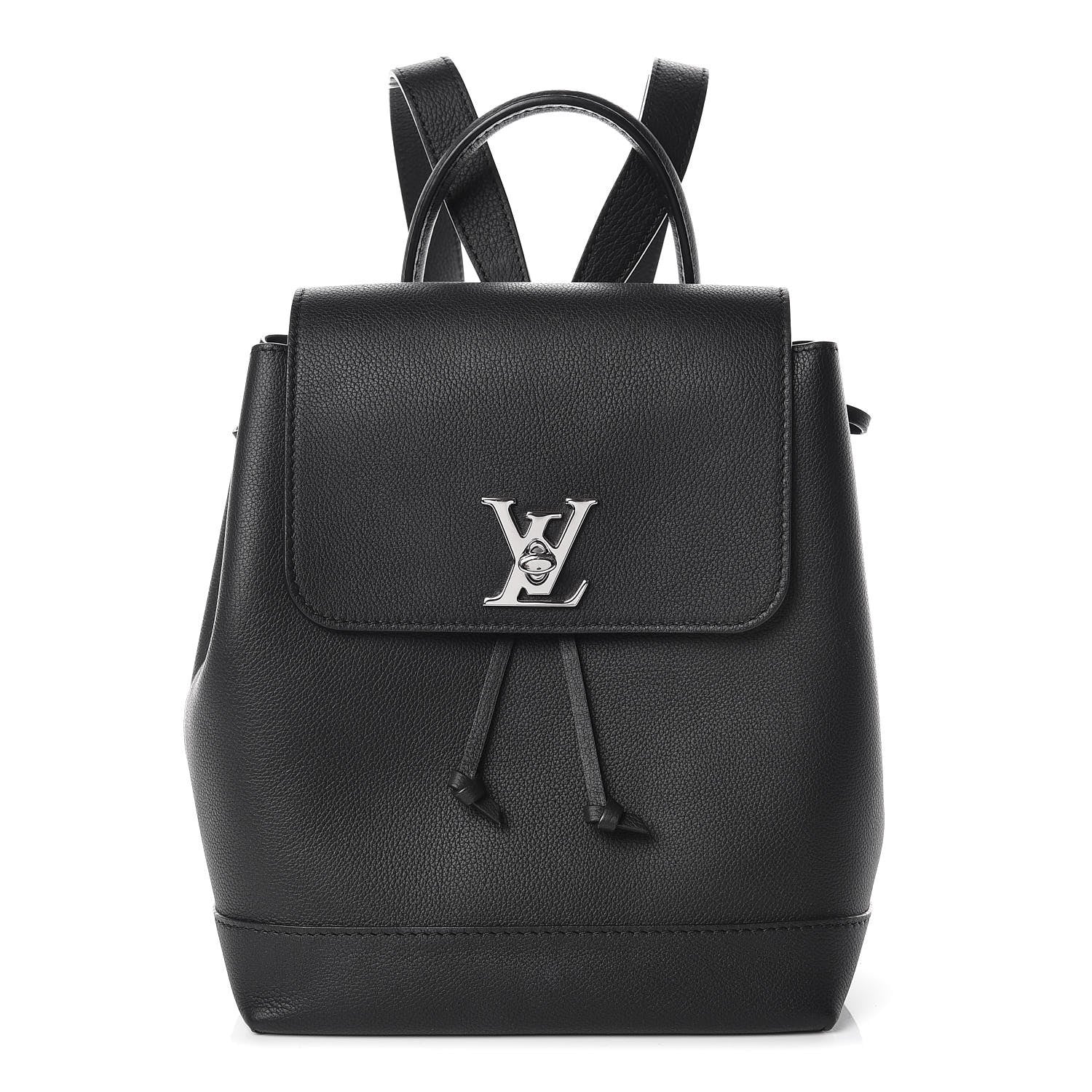 Louis Vuitton Calfskin Lockme Backpack Black 1 of 13