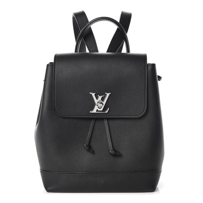 Louis Vuitton Calfskin Lockme Backpack Black 1 of 13