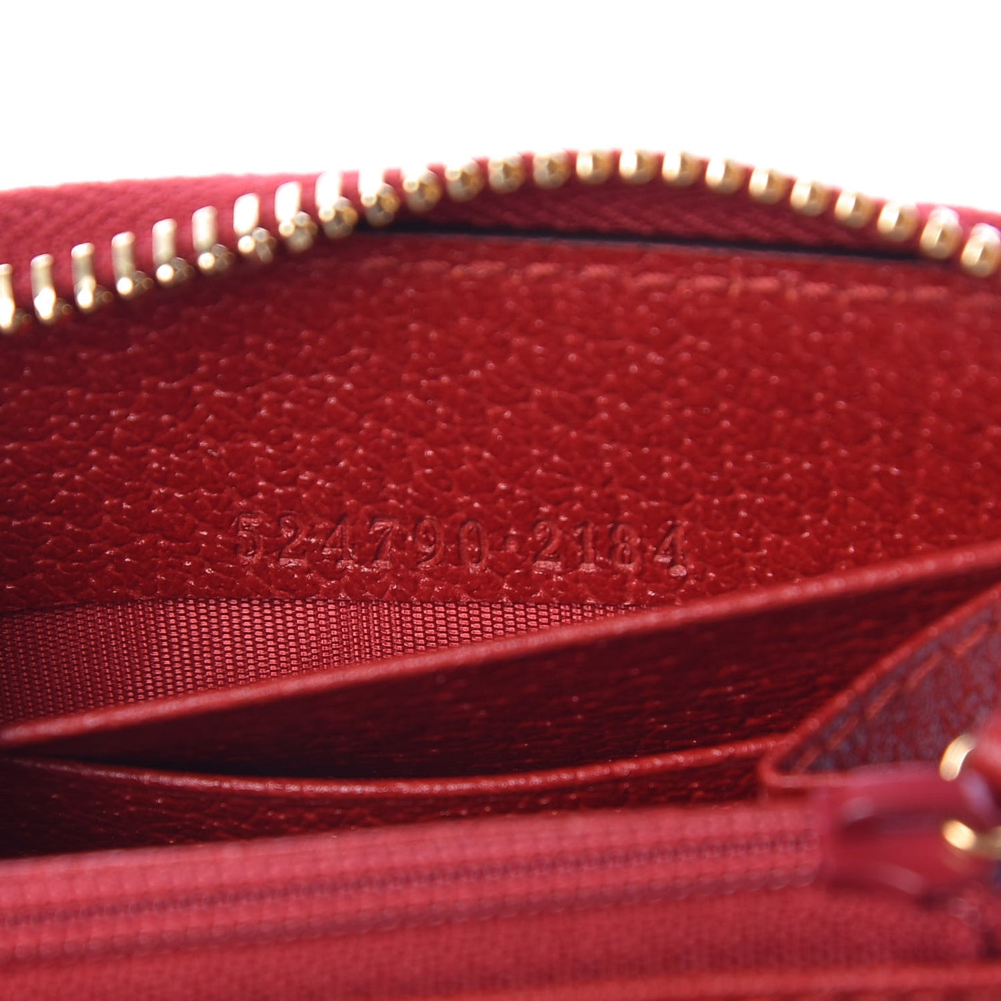 Canvas Sylvie Stripe Logo Zip Around Wallet Mystic White Hibiscus Red Maritime
