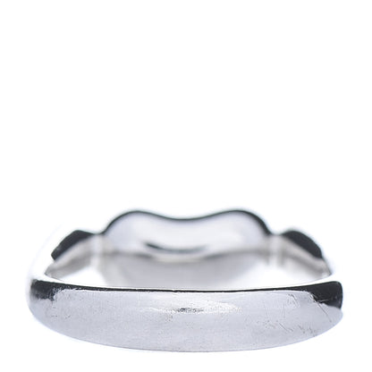 Tiffany Platinum Diamond Elsa Peretti Bean Ring 45 3.25 4 of 6
