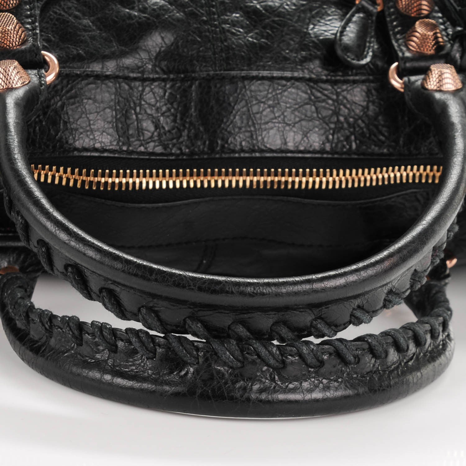 Balenciaga Agneau Giant 12 Rose Gold Hardware Work Black 5 of 9