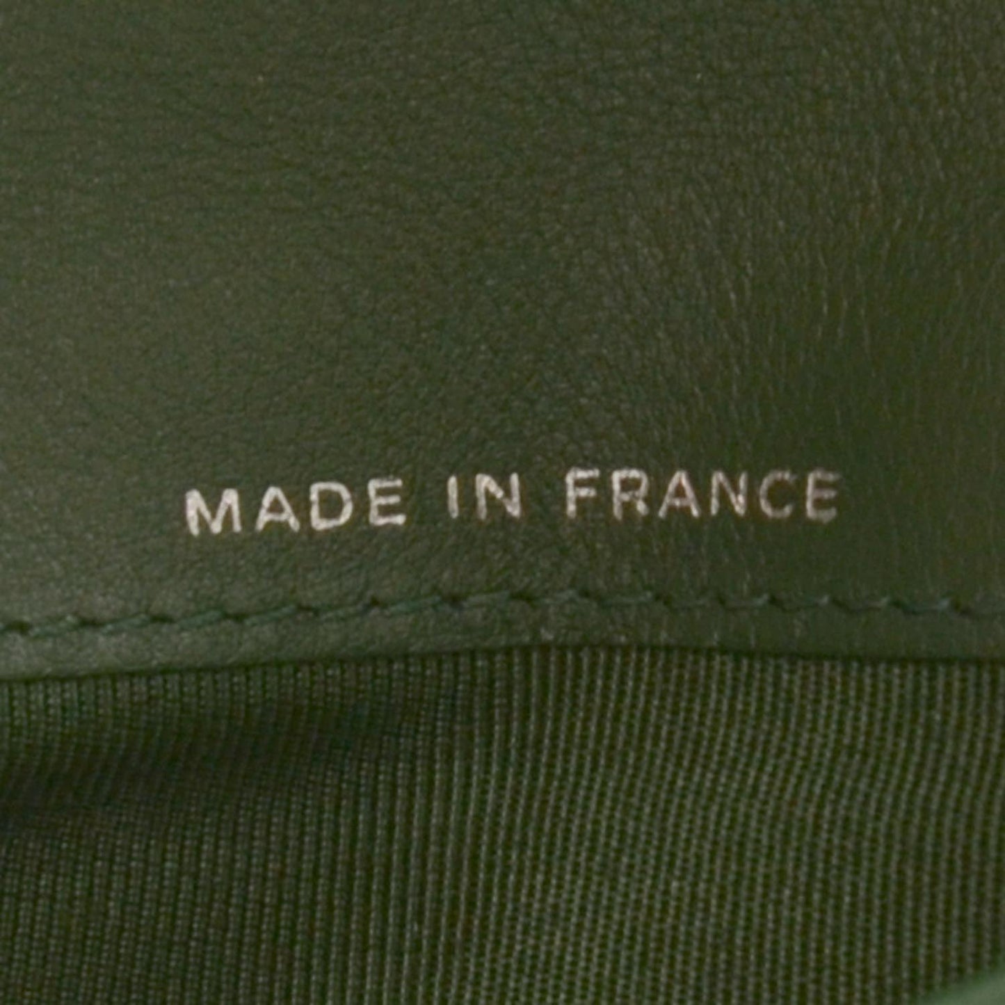 Patent Quilted Large Flap Wallet Green