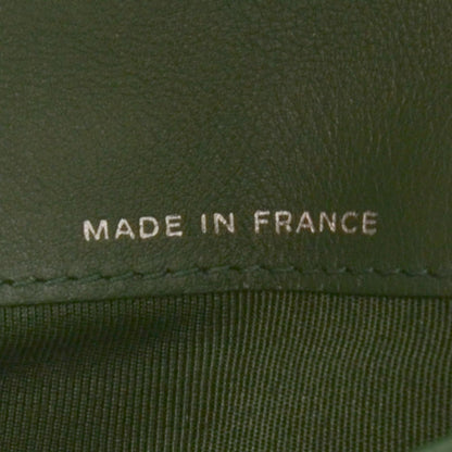 Chanel Patent Quilted Large Flap Wallet Green 7 of 8
