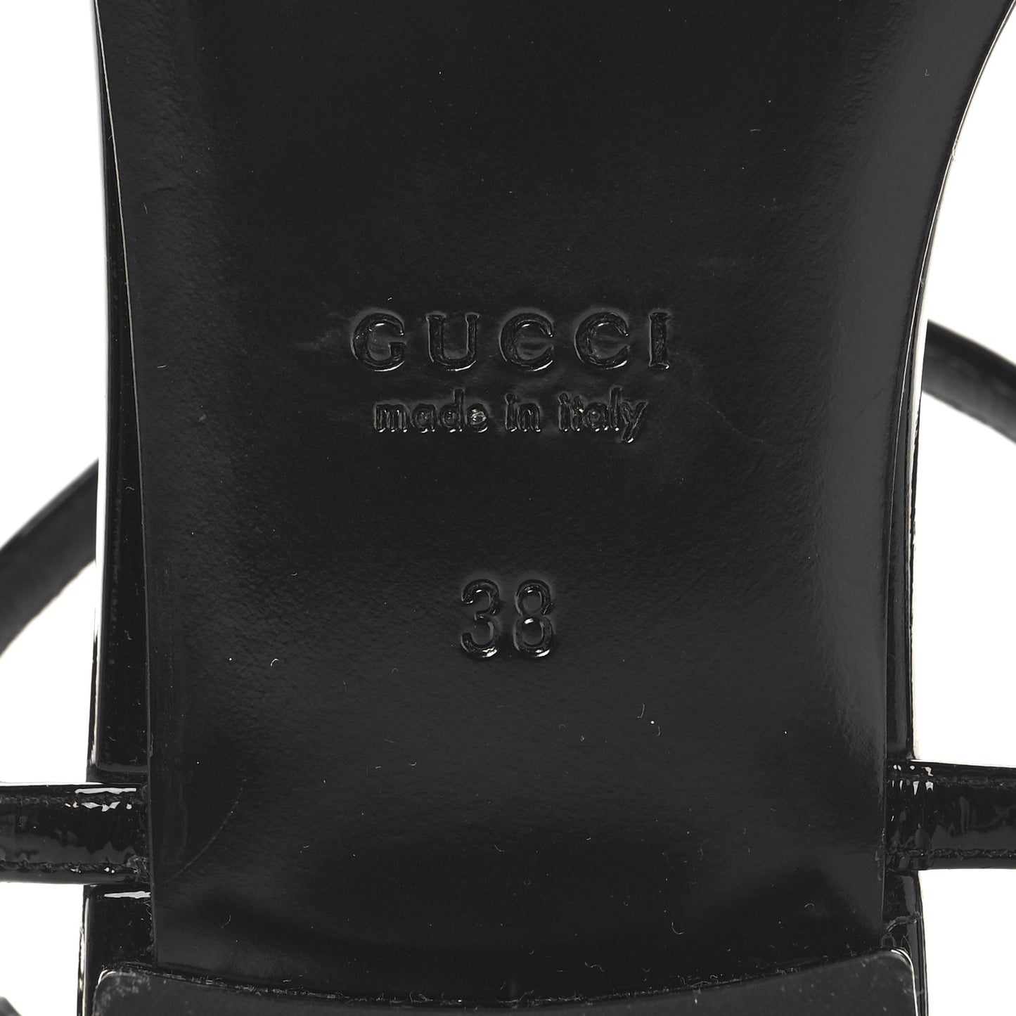 Vernice Crystal Signoria Thong Sandals 38 Black