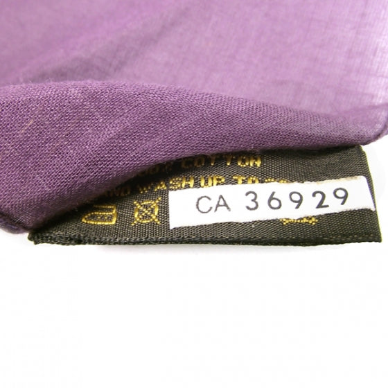 Cotton Monogram Scarf