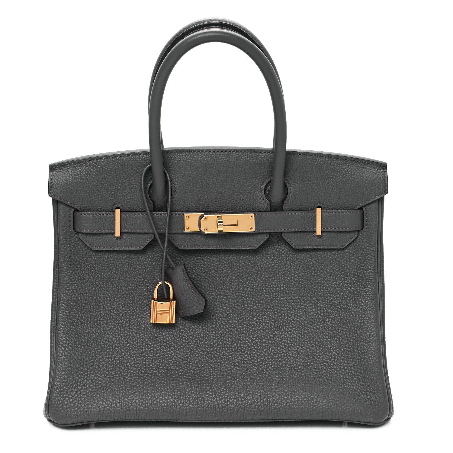Hermes Togo BIRKIN 30 Etain 1 of 11