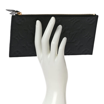 Louis Vuitton Empreinte Felicie Chain Wallet Zippered Insert Black 2 of 9