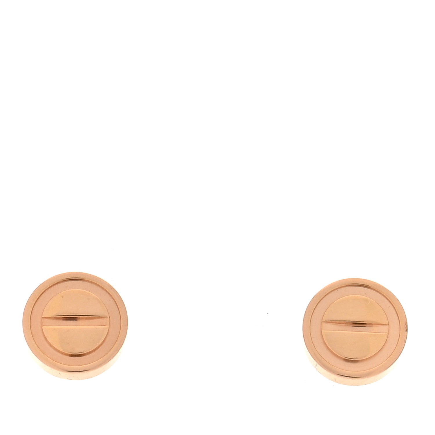 Cartier 18K Pink Gold LOVE Earrings 1 of 5