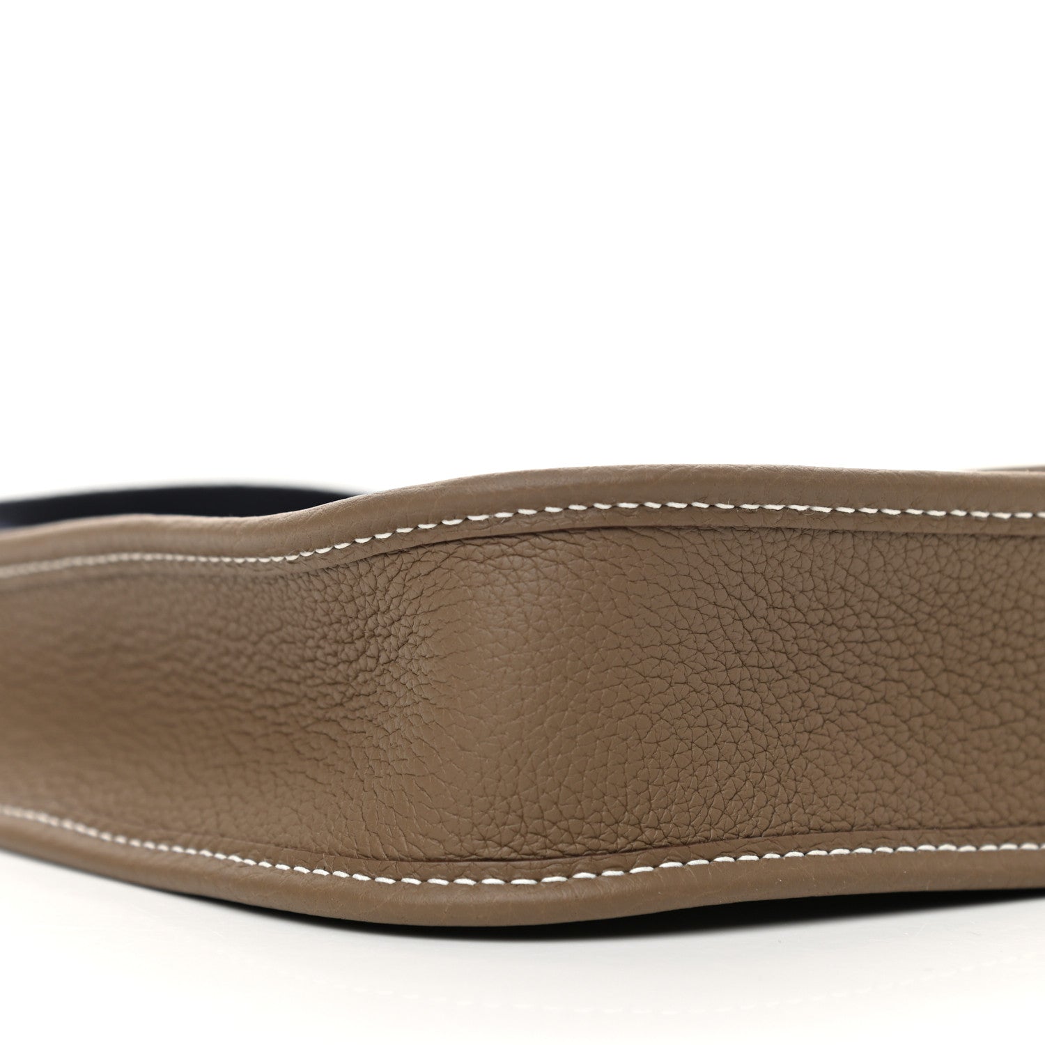 Hermes Taurillon Clemence Amazone Evelyne TPM Etoupe Bleu Indigo 9 of 11