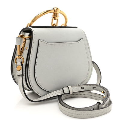 Chloe Calfskin Suede Small Nile Bracelet Bag Airy Grey 3 of 10