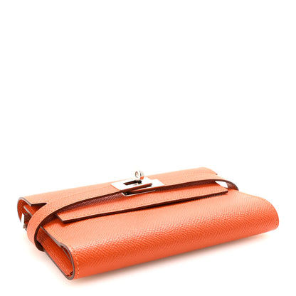 Hermes Epsom Medium Kelly Wallet Feu 4 of 6