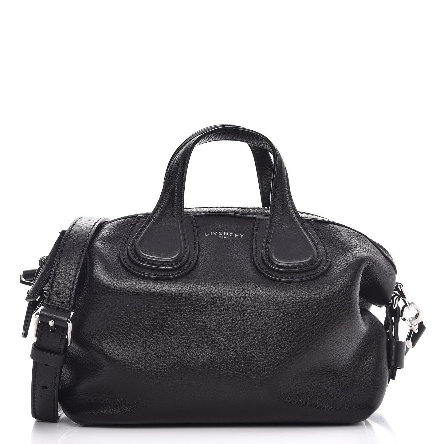 Waxed Calfskin Micro Nightingale Black