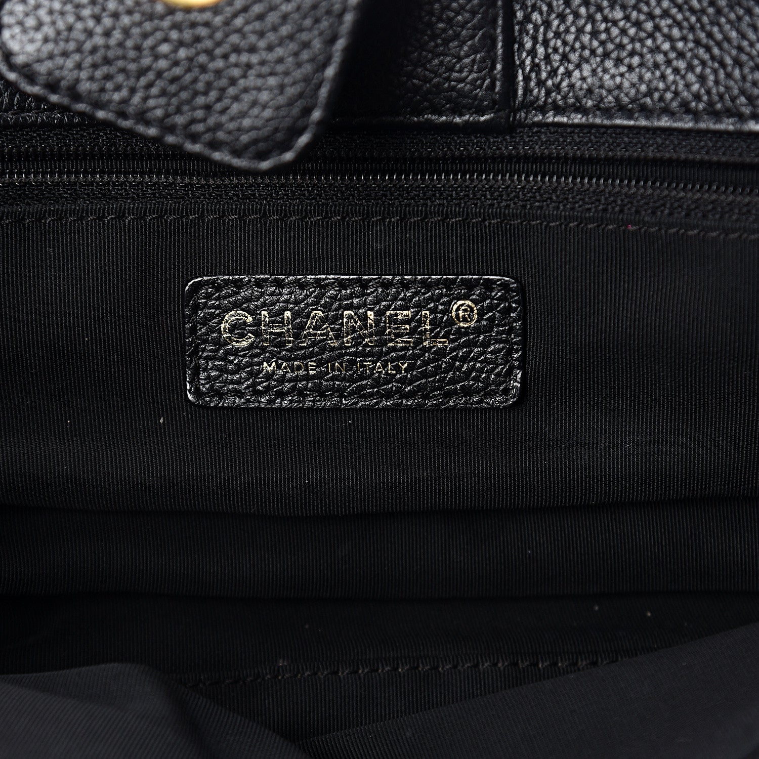 Chanel Calfskin Cerf Shopper Tote Black 5 of 9
