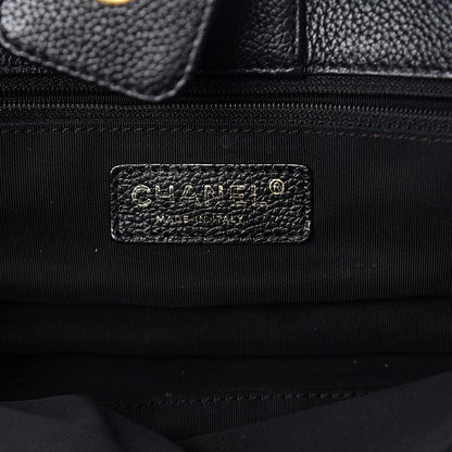 Chanel Calfskin Cerf Shopper Tote Black 5 of 9