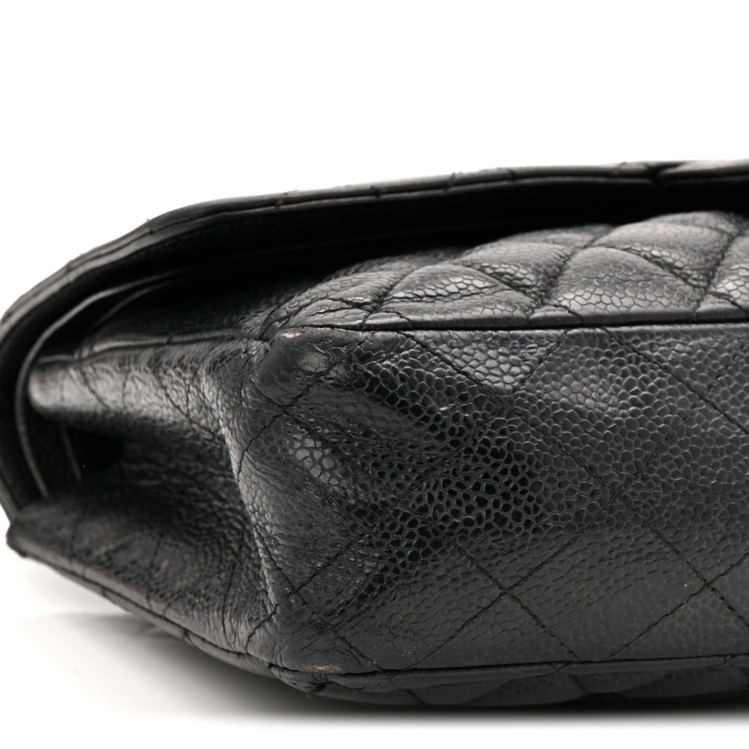 Chanel Caviar Quilted Medium Double Flap Black 9 of 13