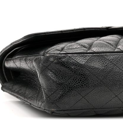Chanel Caviar Quilted Medium Double Flap Black 9 of 13