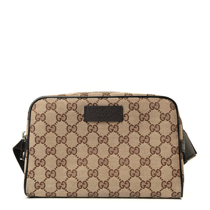 Gucci Monogram Belt Bag Dark Brown 1 of 12