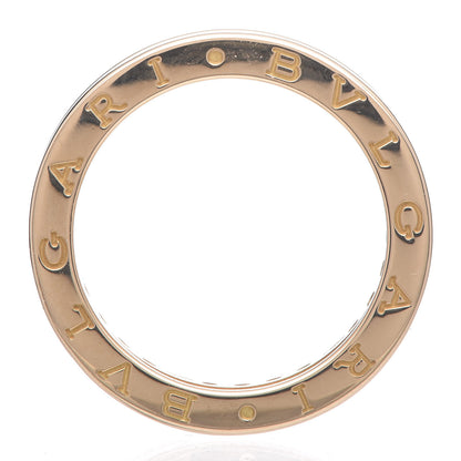 Bulgari 18K Yellow Gold Peridot B.Zero1 Band Ring 57 8 4 of 7