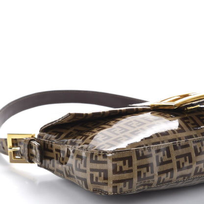 Fendi Vinyl Zucchino Baguette Tobacco 6 of 9