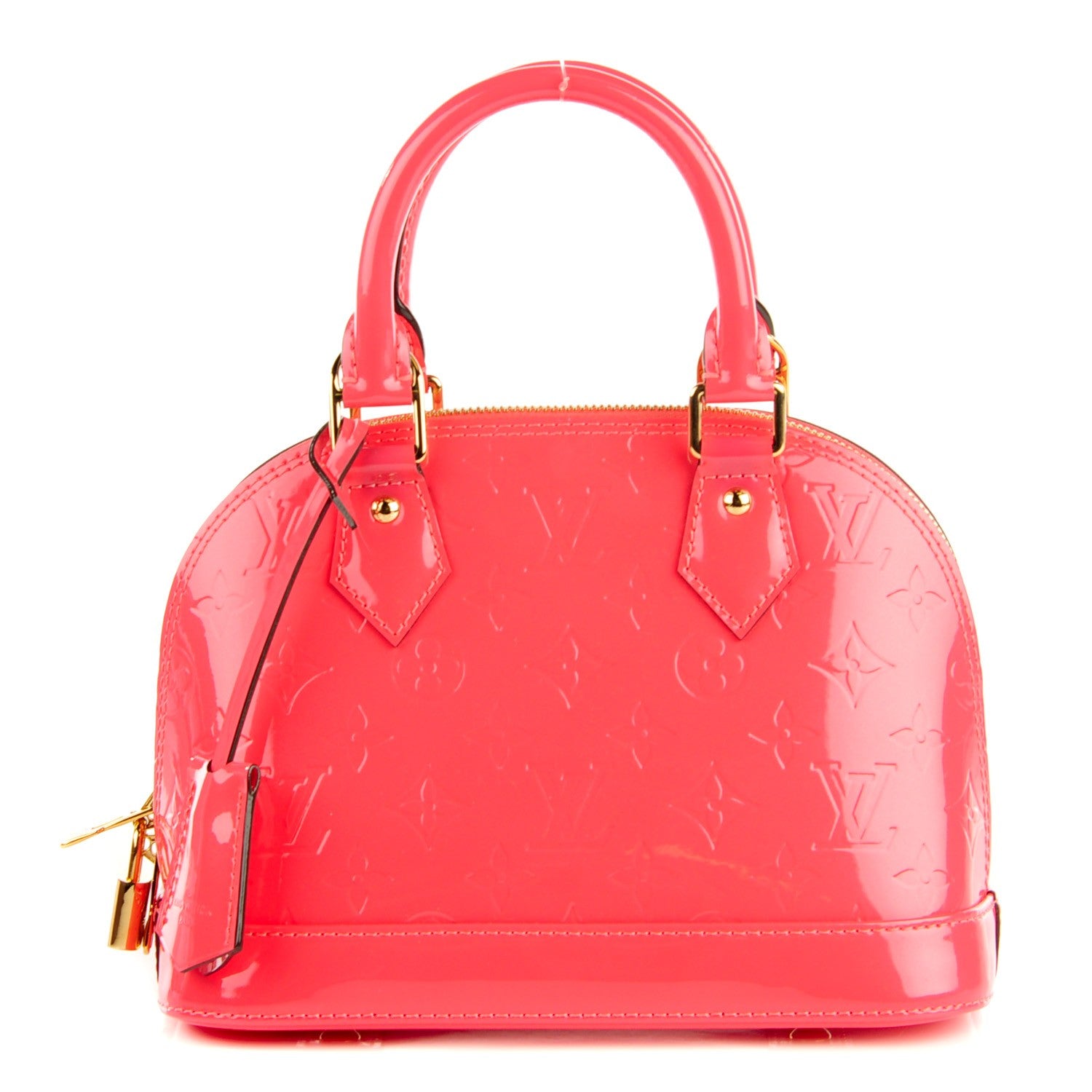 Louis Vuitton Vernis Alma BB Rose Litchi 1 of 9