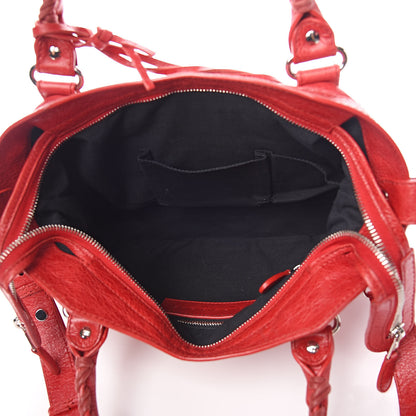 Balenciaga Agneau Giant 12 Silver Hardware Town Rouge Coquelicot 5 of 10