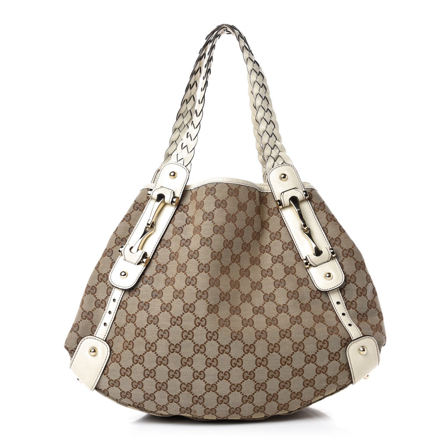 Monogram Medium Pelham Shoulder Bag Off White