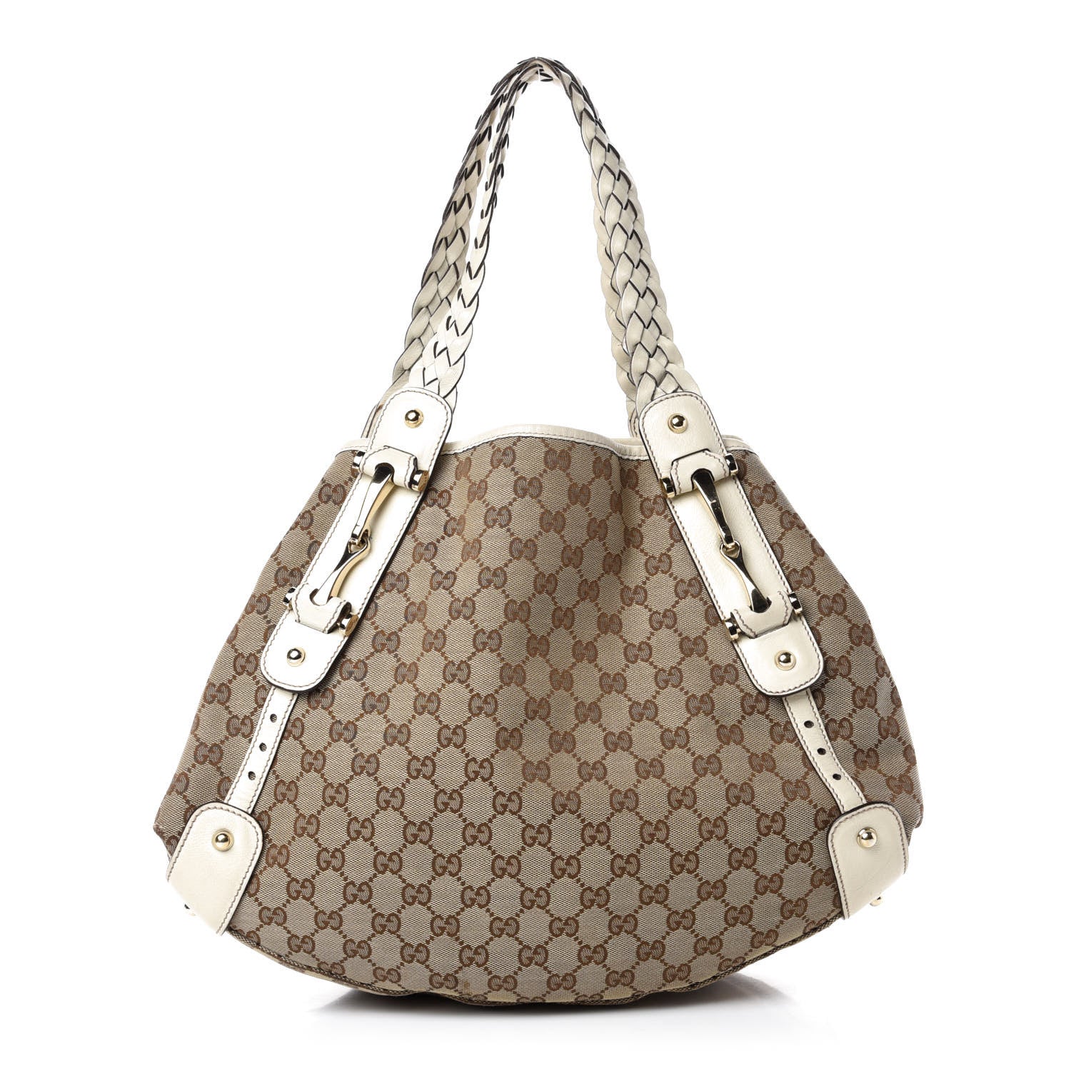 Gucci Monogram Medium Pelham Shoulder Bag Off White 1 of 13