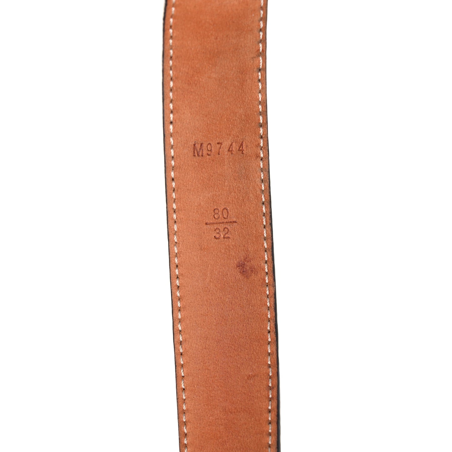 Damier Ebene Mini 25mm Belt 80 32