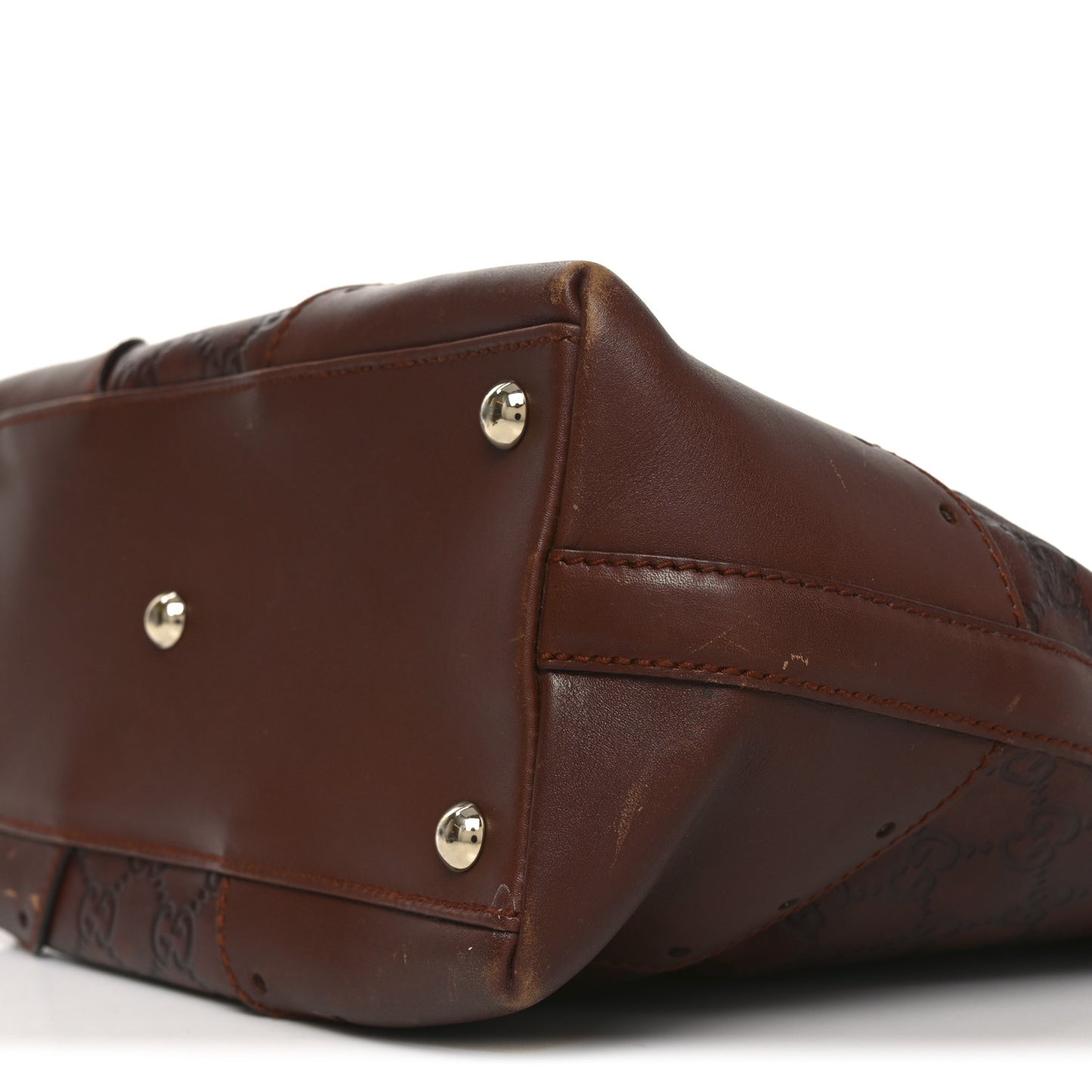 Guccissima Medium Punch Tote Brown