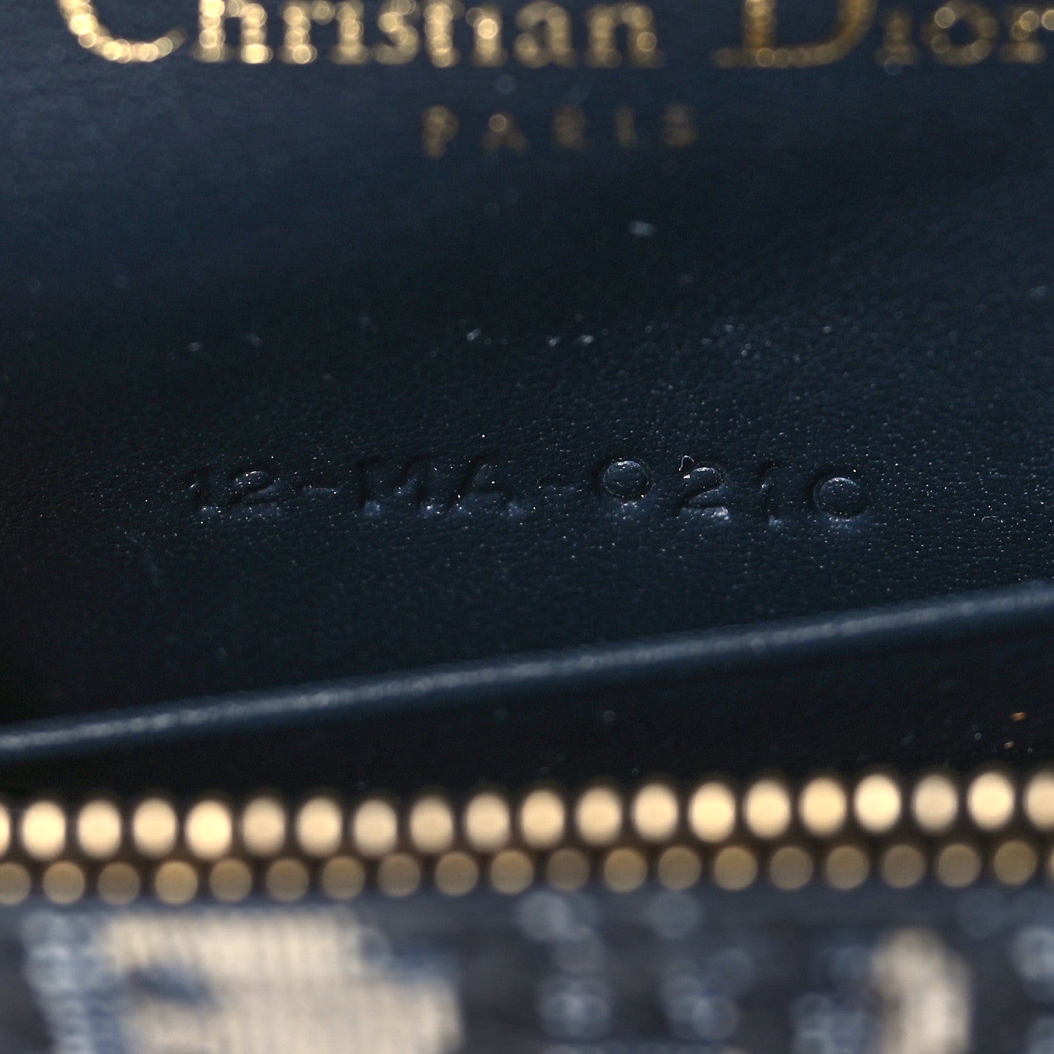 Christian Dior Oblique Saddle Belt Bag Blue 8 of 10