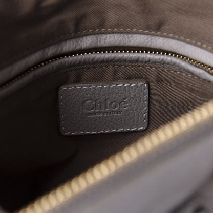 Chloe Calfskin Small Marcie Satchel Cashmere Grey 8 of 10