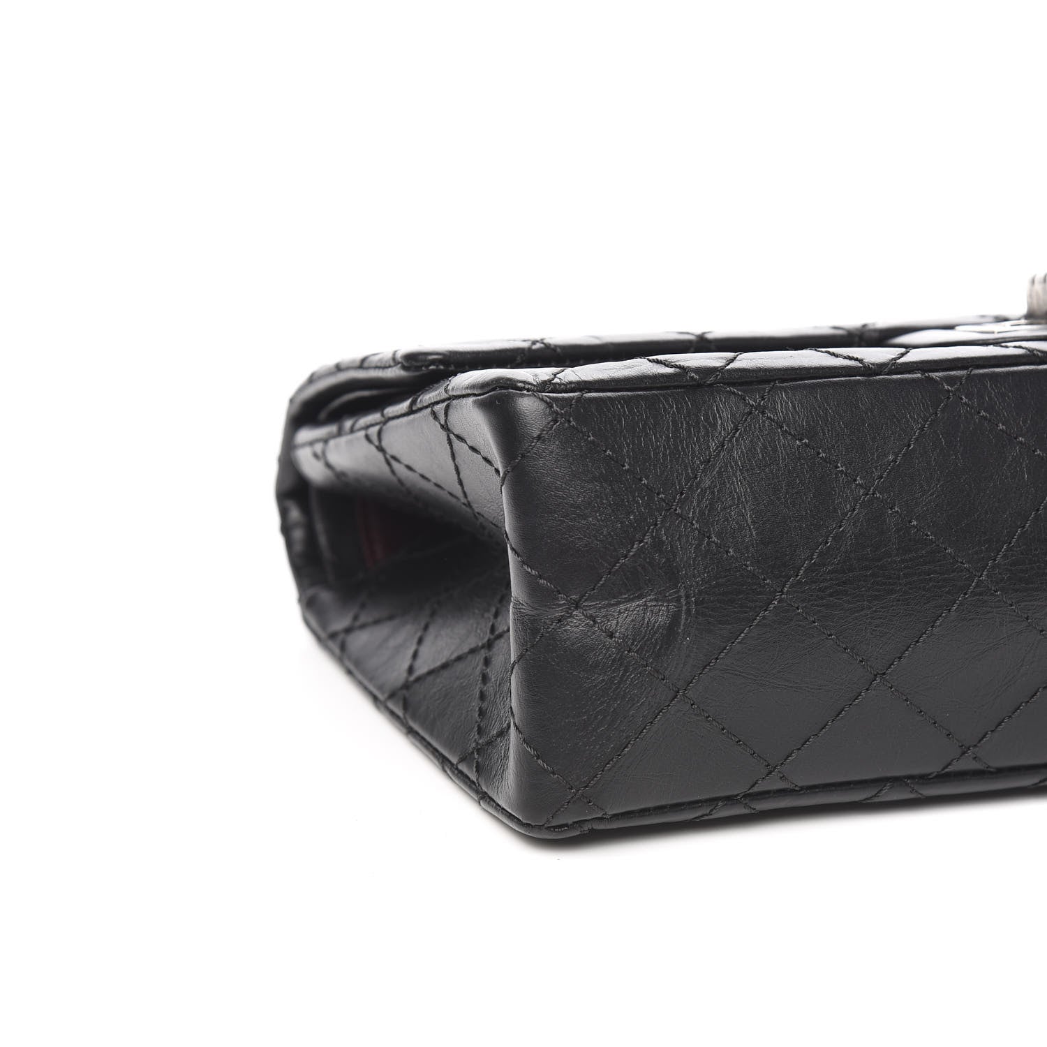 Chanel Aged Calfskin Quilted 2.55 Reissue 225 Flap Black 7 of 9