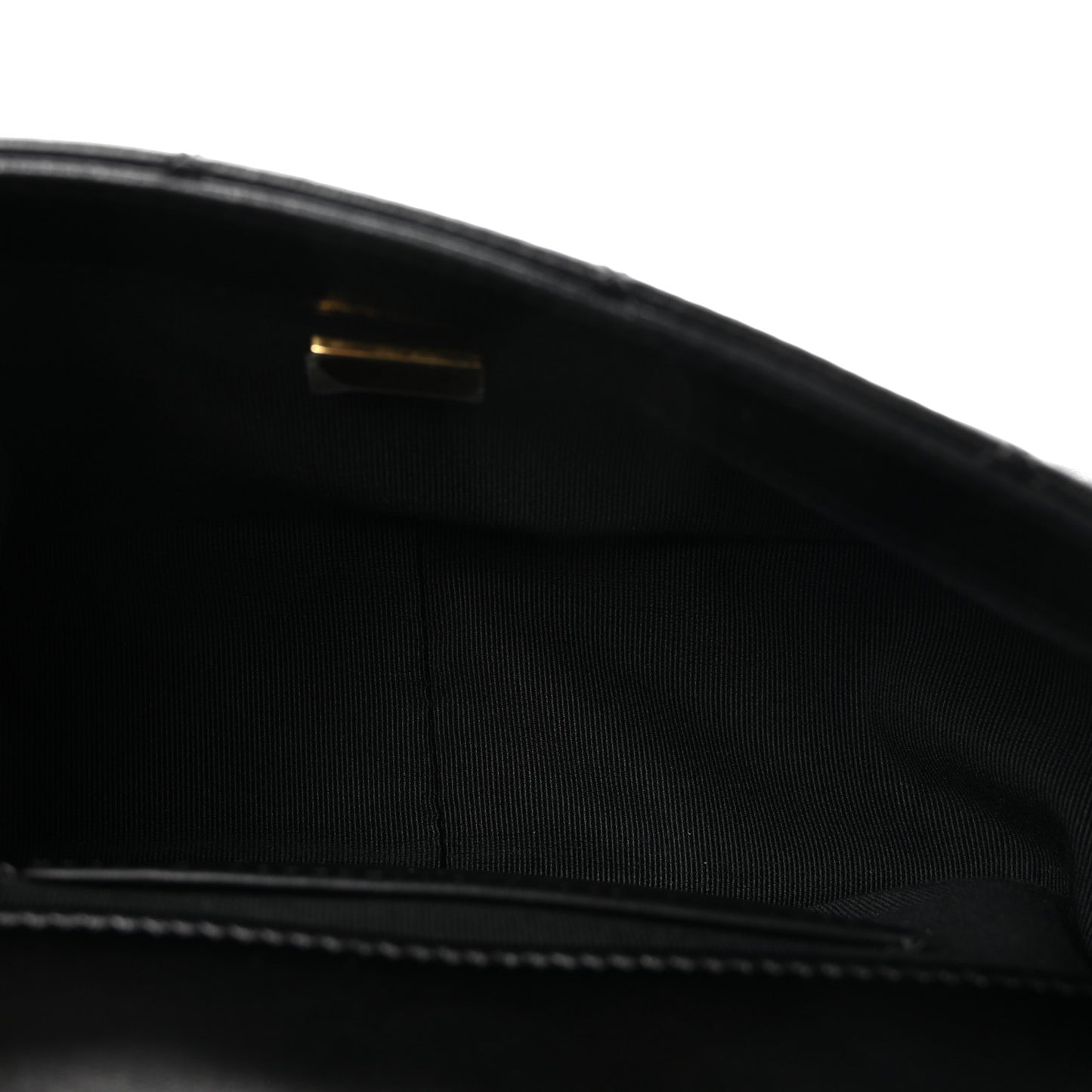 Lambskin Quilted Braided CC Mini Flap Black