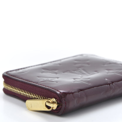 Louis Vuitton Vernis Zippy Coin Purse Wallet Rouge Fauviste 5 of 7