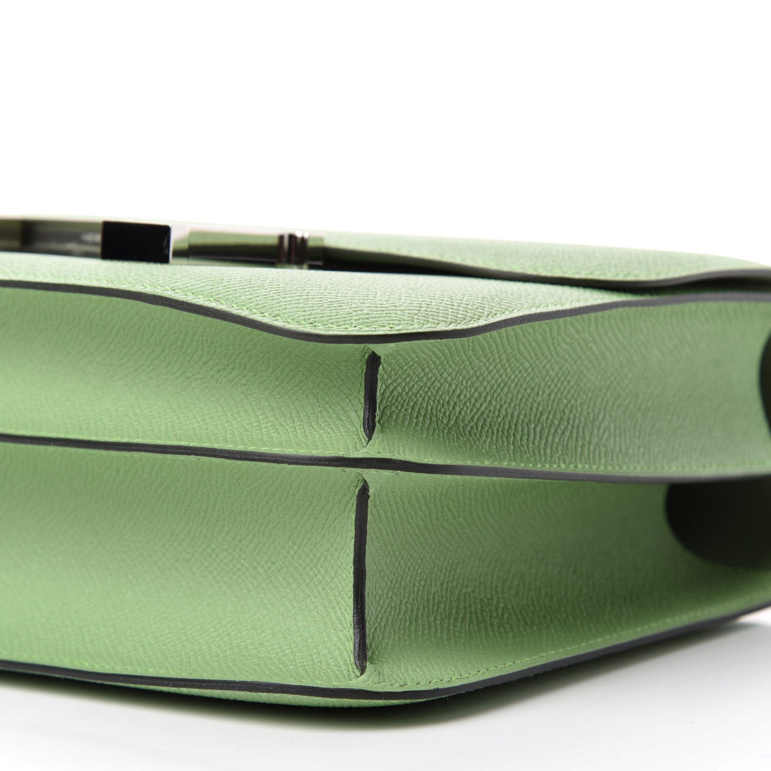 Hermes Epsom Constance 24 Vert Criquet 7 of 12