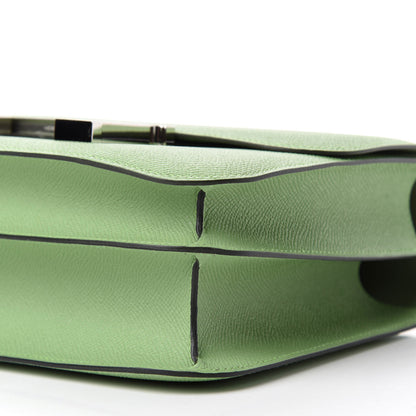 Hermes Epsom Constance 24 Vert Criquet 7 of 12