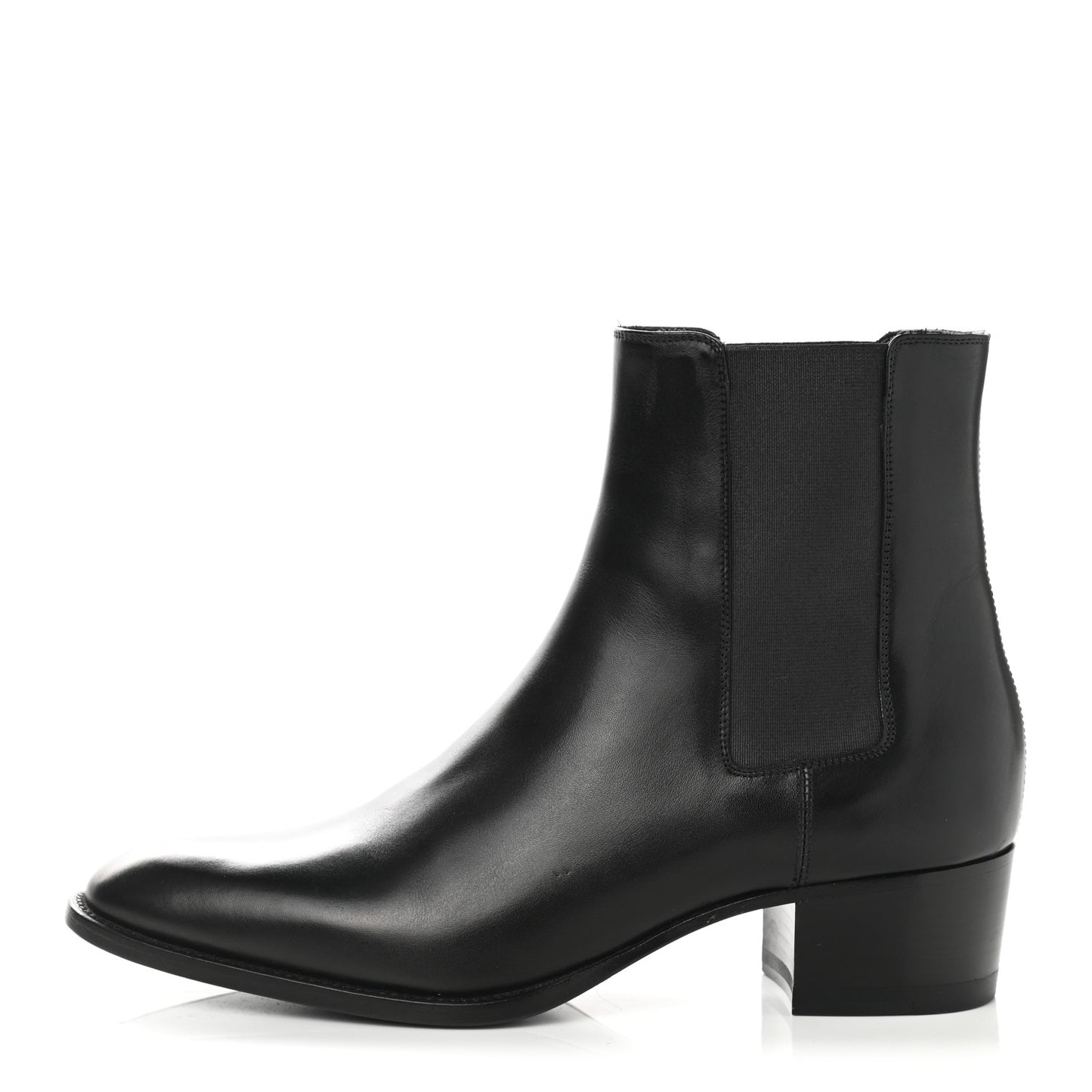 Calfskin Womens Wyatt Chelsea Boots 37 Black